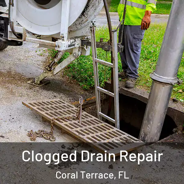  Clogged Drain Repair Coral Terrace, FL