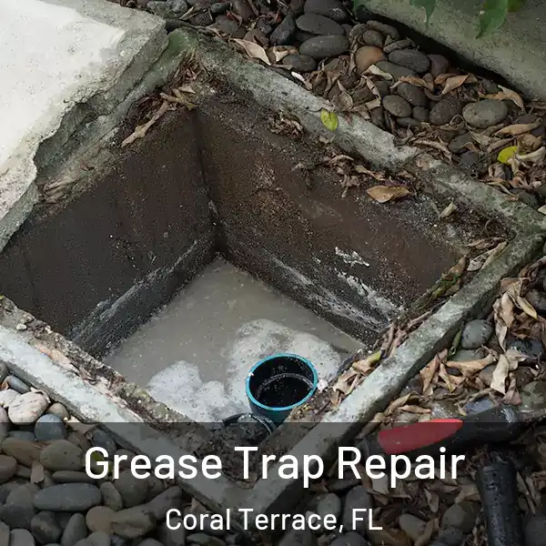  Grease Trap Repair Coral Terrace, FL